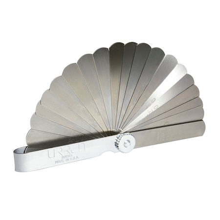 Urrea SAE 25-blade feeler gauge set 000AA